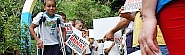 Demonstration against land mines