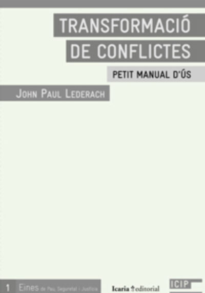 Transformació de Conflictes. John Paul Lederach.