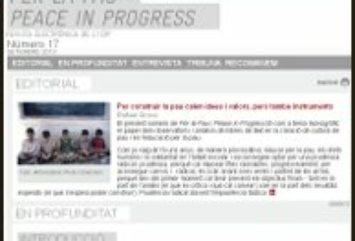 'L'educació per la pau avui'