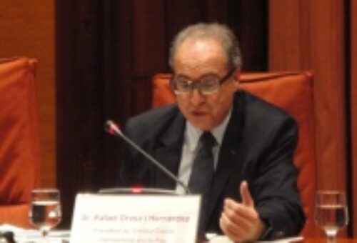 El president de l'ICIP presenta la Memòria 2012 al Parlament