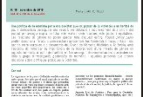La memoria histórica en Colombia: hacia una política pública con perspectiva de género