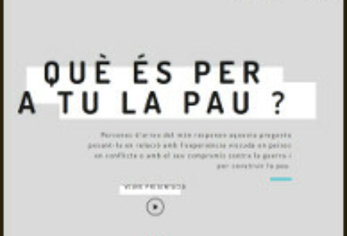 El projecte Càpsules de Pau estrena web