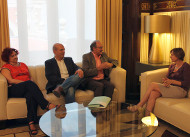 La presidenta del Parlament rep la nova Junta de l’ICIP