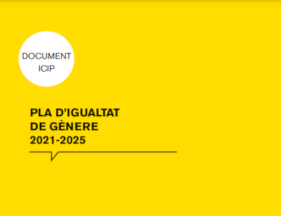 ICIP’s first Gender Equality Plan has been released
