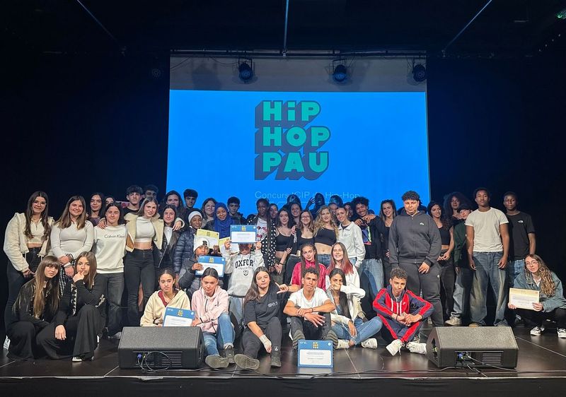 L’ICIP lliura els premis del 8è Concurs #HipHopPau, en el qual han participat prop de 500 joves de Catalunya