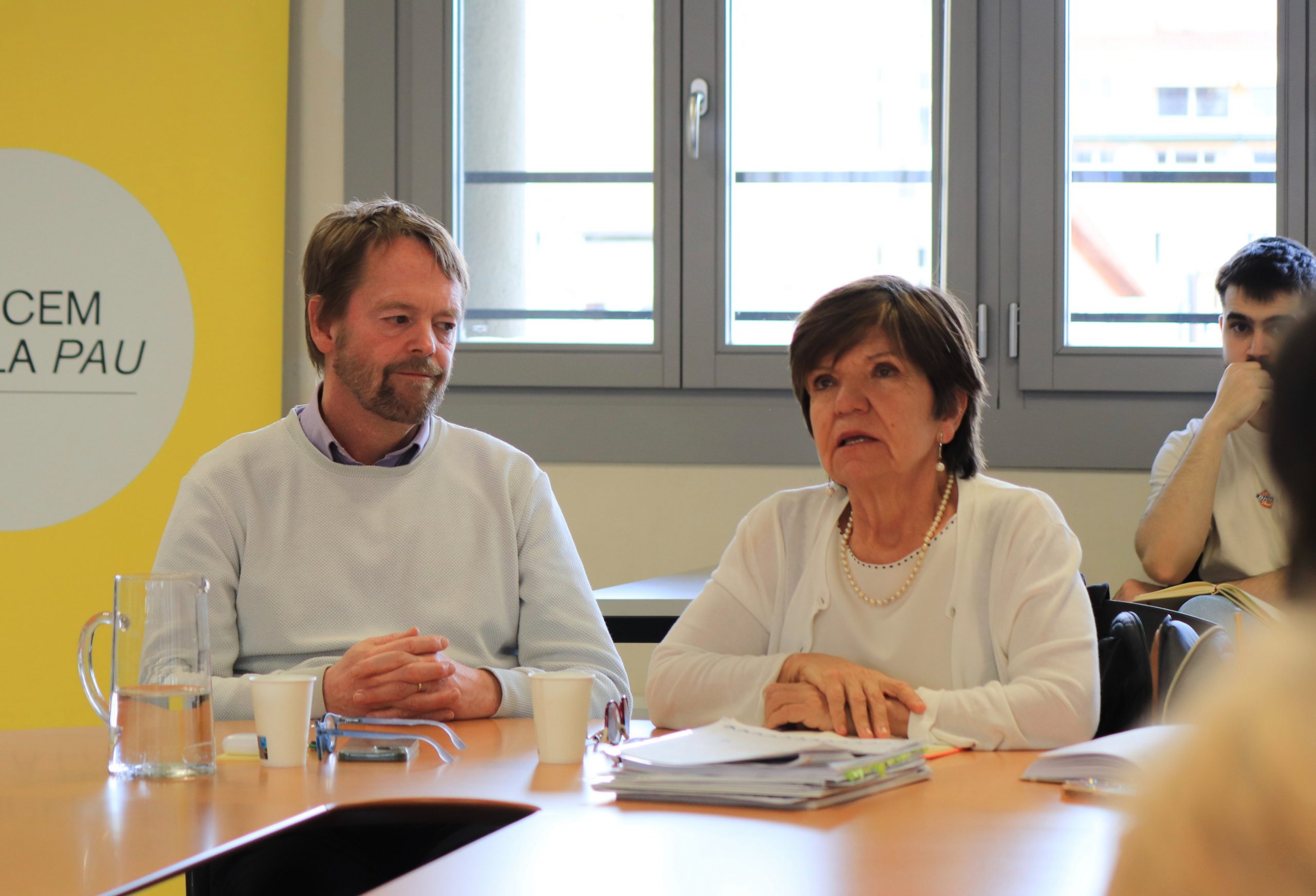 The Director of the Unit for the Implementation of the Peace Agreement, Gloria Cuartas, visits Catalonia